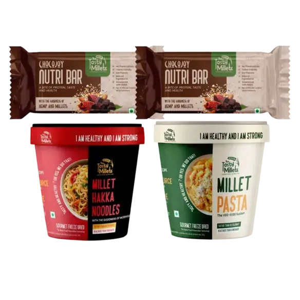 Internatinol Millet Combo Items Which Comes With 2 Millet Chocojoy Items And 2 Millet Meal Items