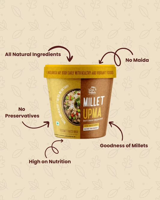  Millet Upma highlighting features 