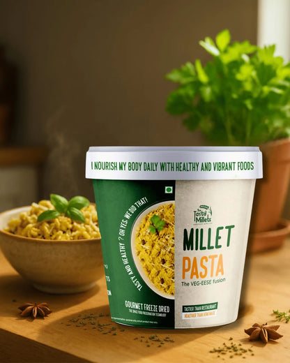 Single Pack of Pasta The Tasty Millets with no added preservatives