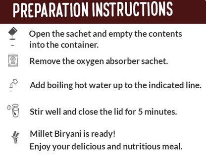 Millet Biryani - The Tasty Millets