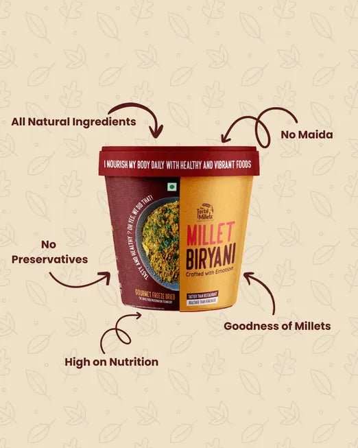 Millet Biryani - The Tasty Millets