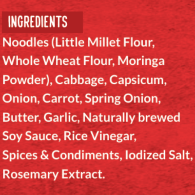 Millet Hakka Noodles (Pack of 3) - The Tasty Millets