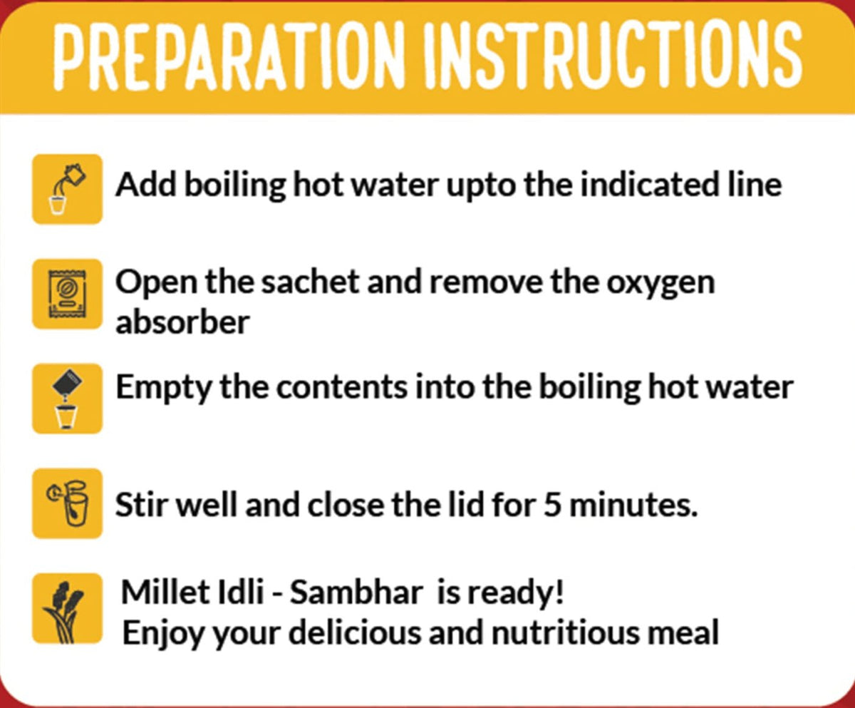 Millet Idli Sambhar - The Tasty Millets