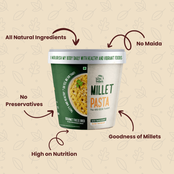 Millet Pasta (Pack of 3) - The Tasty Millets