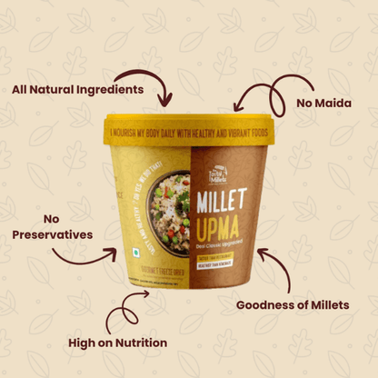 Millet Upma (Pack of 3) - The Tasty Millets